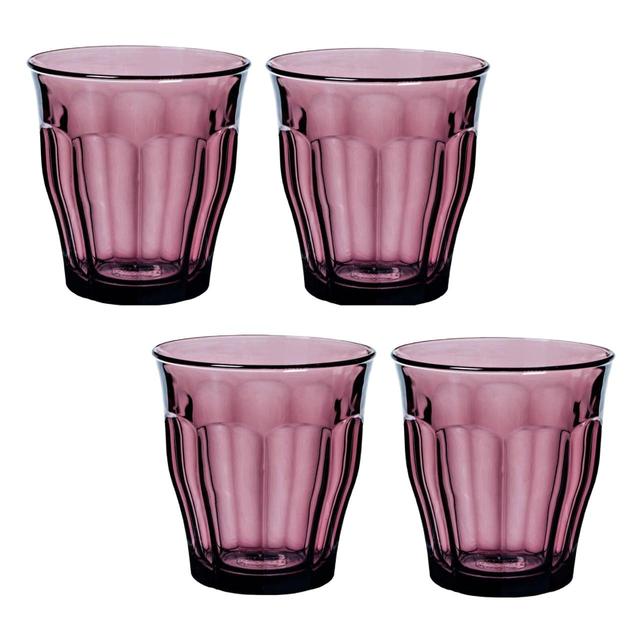 Duralex Picardie Plum Tumbler 25cl    4 per pack GOODS M&S   