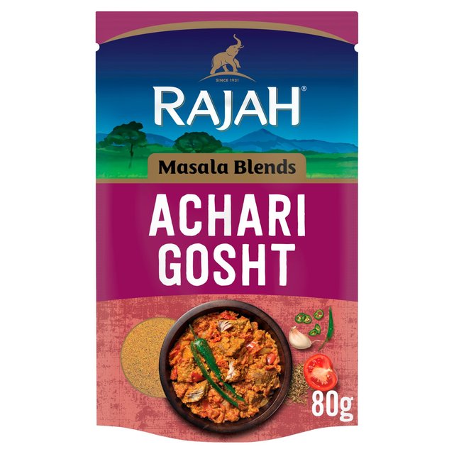 Rajah Spices Achari Gosht Masala Powder   80g GOODS M&S   