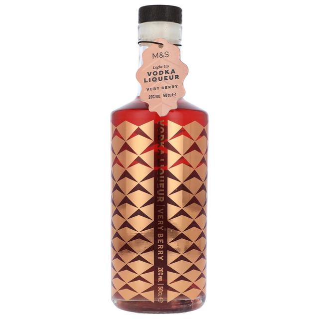 M&S Light Up Very Berry Vodka Liqueur   50cl