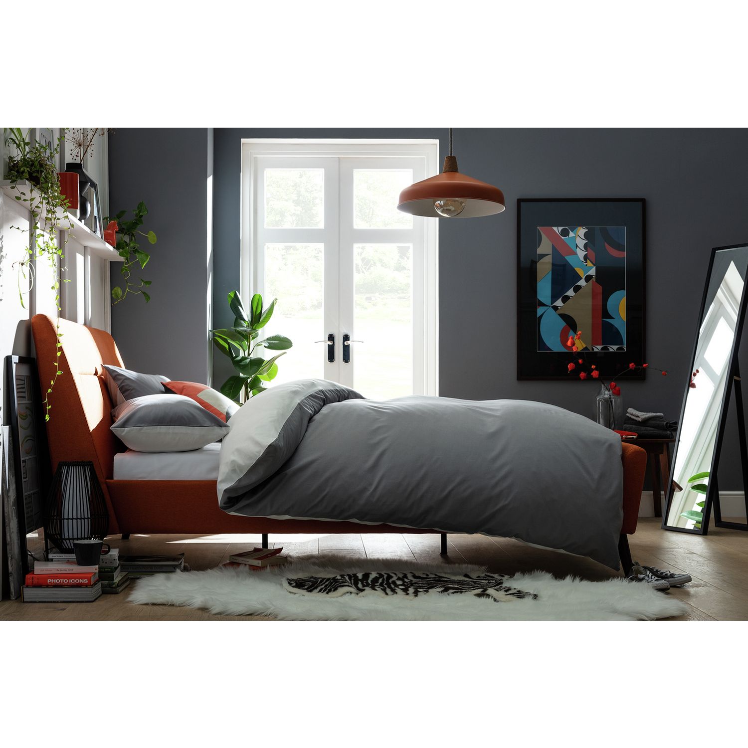 Habitat Easycare Plain White Bedding Set - Double