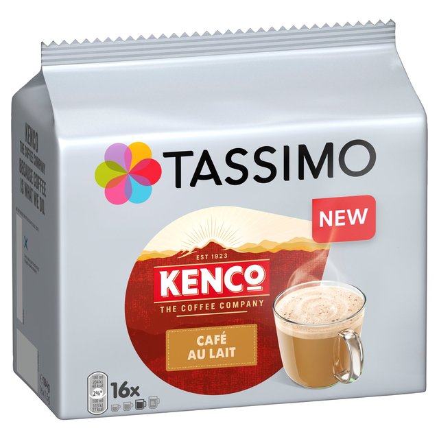 Tassimo Kenco Cafe au Lait Pods   16 per pack GOODS M&S   