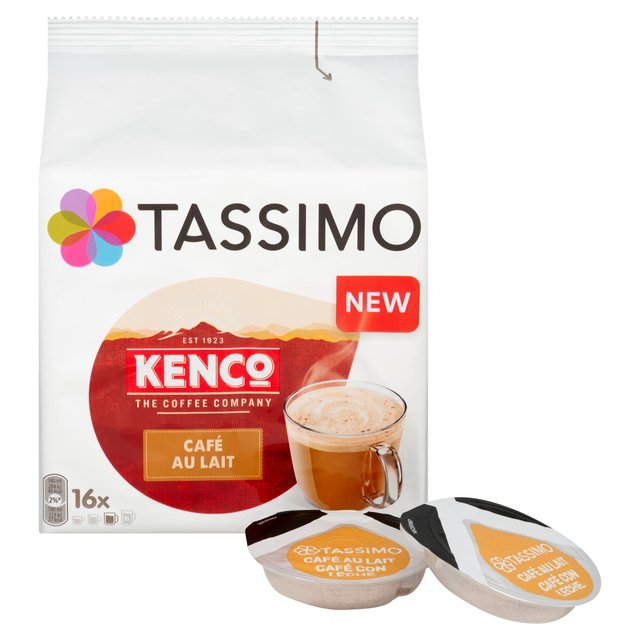 Tassimo Kenco Cafe au Lait Pods   16 per pack GOODS M&S   