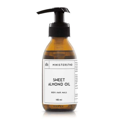Superdrug Ministerstwo Sweet Almond Oil For Body Hair And Nails 140ml- Buy online at McGrocer