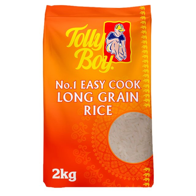 Tolly Boy Easy Cook Long Grain Rice Parboiled   2kg