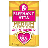 Elephant Atta Medium with Vitamin D Chapatti Flour   1500g GOODS M&S   