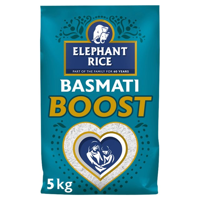 Elephant Basmati Boost Fortified Rice   5kg GOODS M&S   