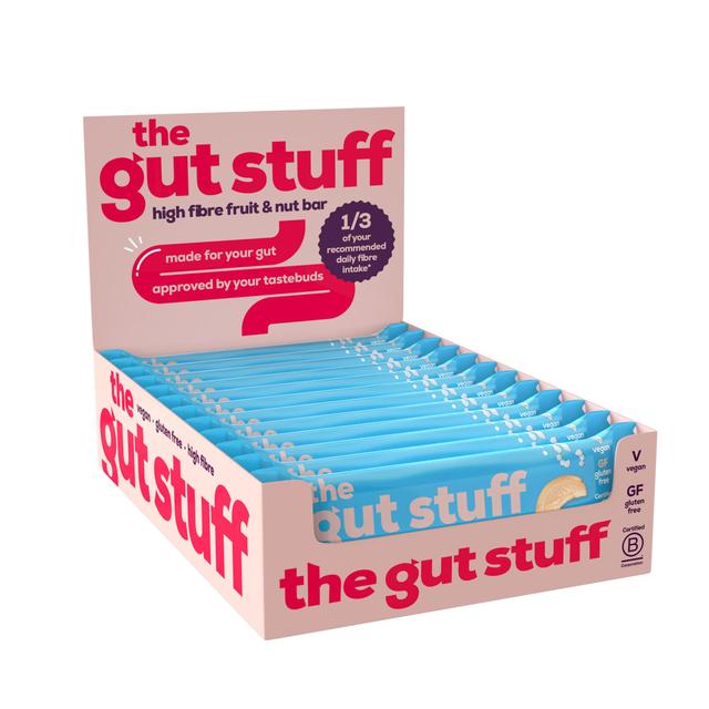 The Gut Stuff Sea Salt & Caramel High Fibre Fruit & Nut Box of Bars   12 x 35g GOODS M&S   