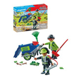 Playmobil 71434 City Life Street Cleaning team GOODS M&S   