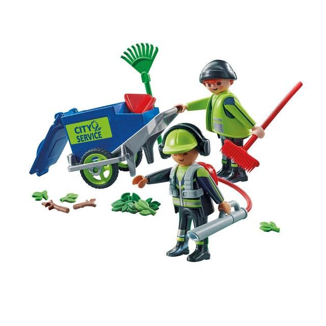 Playmobil 71434 City Life Street Cleaning team GOODS M&S   