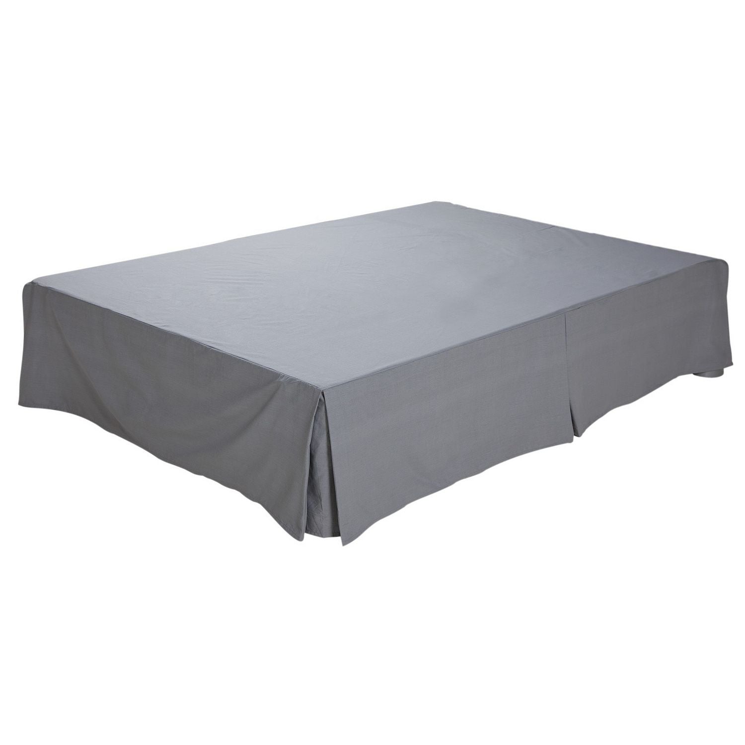 Habitat Easycare Plain Grey Valance - Double