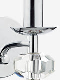 Dar Lighting Silver Oleana Wall Light - British product