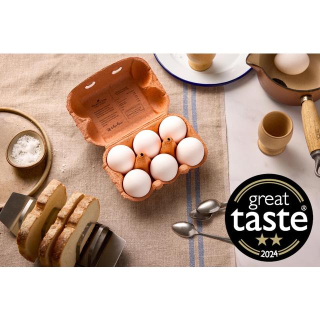 Packington Free Range White Eggs   6 per pack GOODS M&S   