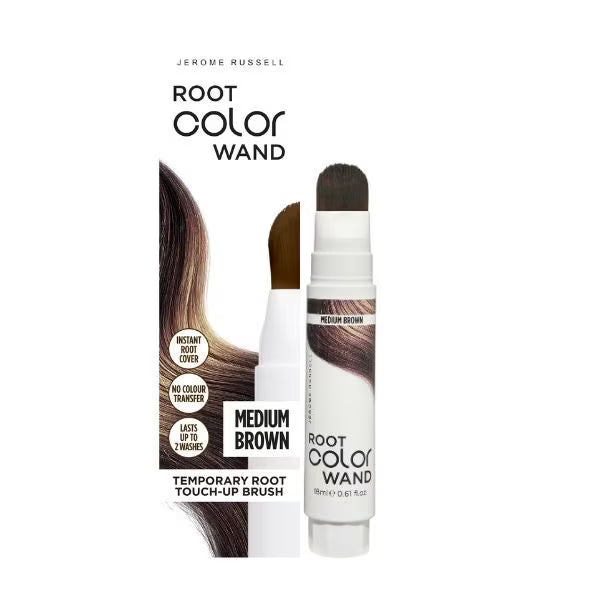 Jerome Russell Root Color Wand Medium Brown, imported from the UK