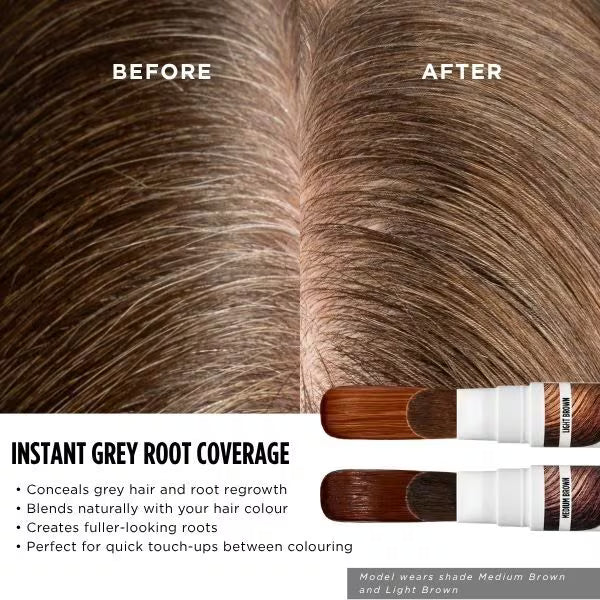 Jerome Russell Root Color Wand Medium Brown, imported from the UK