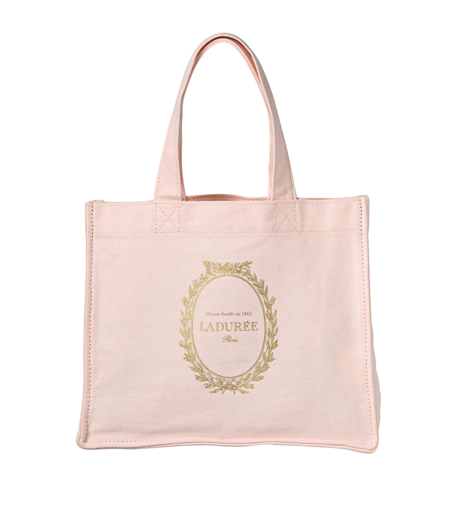 Ladurée mini organic cotton logo tote bag - British product