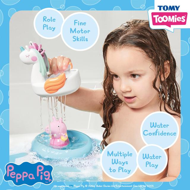 Peppa Pig Peppa Bath Floats Peppa & Unicorn GOODS M&S   