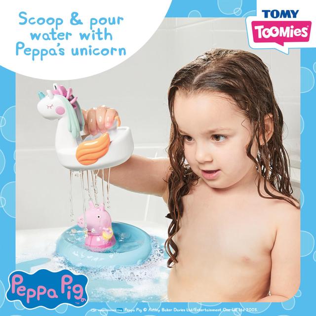 Peppa Pig Peppa Bath Floats Peppa & Unicorn GOODS M&S   