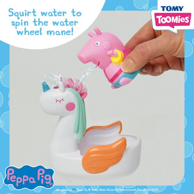 Peppa Pig Peppa Bath Floats Peppa & Unicorn GOODS M&S   