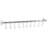 Argos Home chrome rail with 10 hooks for kitchen, UK version