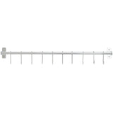 Argos Home chrome rail with 10 hooks for kitchen, UK version