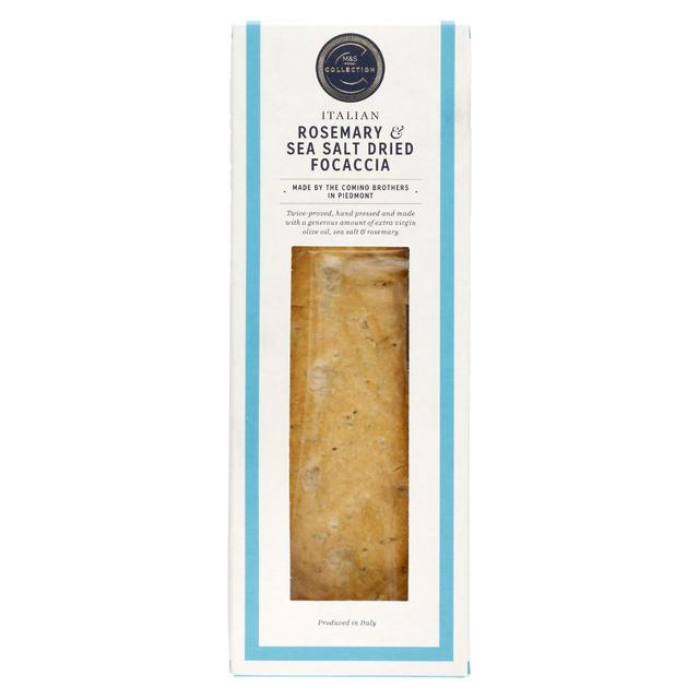 M&S Collection Rosemary & Sea Salt Dried Focaccia   200g GOODS M&S   