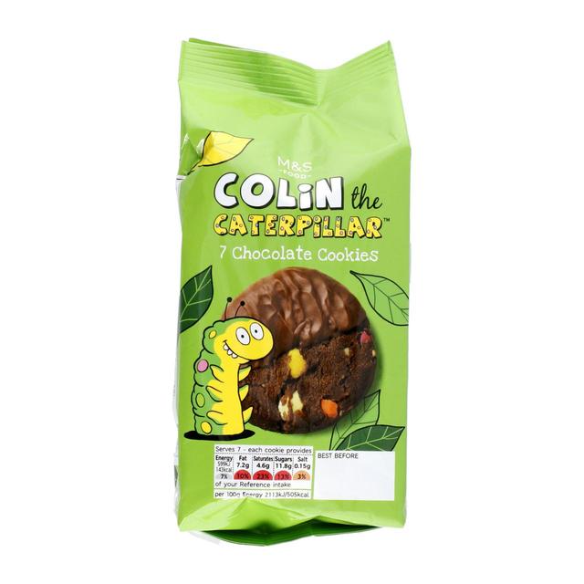 M&S 7 Colin the Caterpillar Chocolate Cookies   200g GOODS M&S   