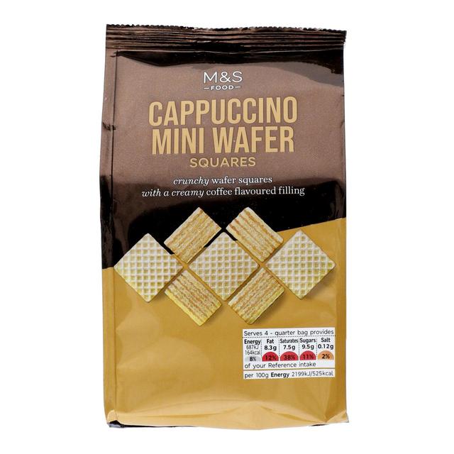 M&S Cappuccino Wafer Squares   125g