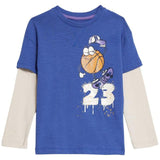 M&S Basketball Top 2-7 Years Blue GOODS M&S   