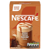 Nescafe Gold Frothy Coffee Sticky Toffee Pudding    7 per pack GOODS M&S   