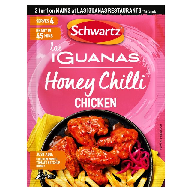 Schwartz x Las Iguanas Honey Chilli Chicken   35g