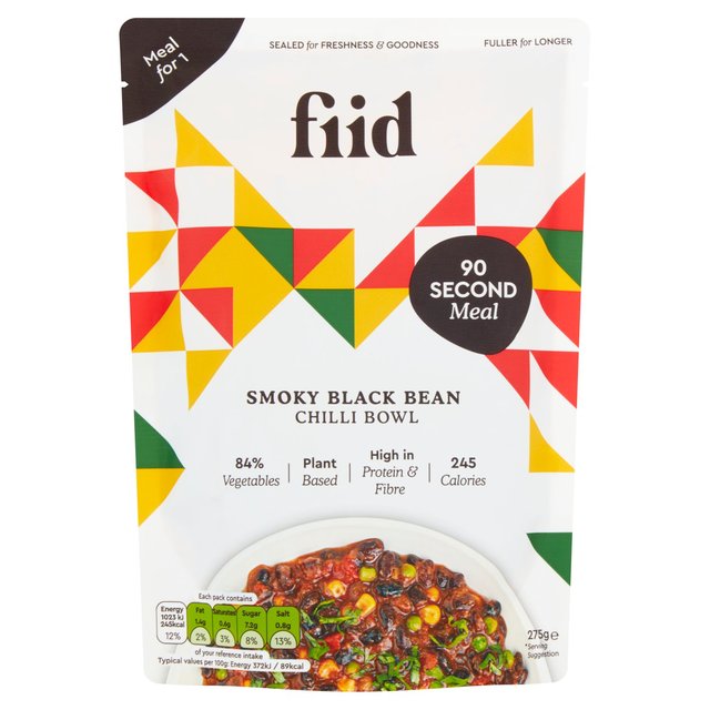 Fiid Smoky Blackbean Chilli   275g GOODS M&S   