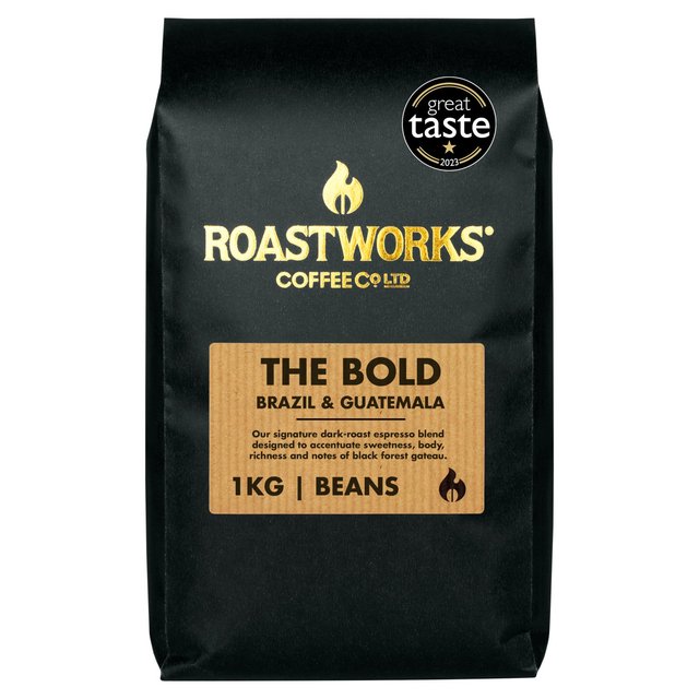 Roastworks The Bold Whole Bean Coffee 1kg   1kg GOODS M&S   