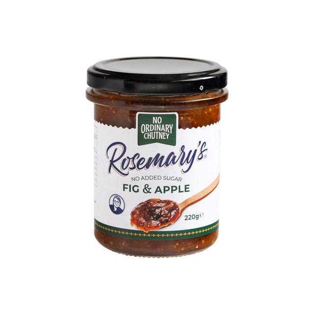 Rosemary's No-Added Sugar Fig & Apple Chutney   220g