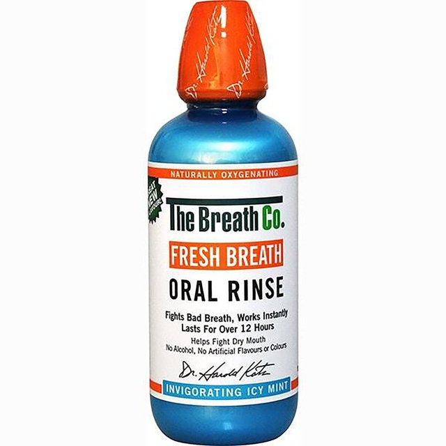 The Breath Co. Alcohol Free Mouthwash Icy Mint   500ml