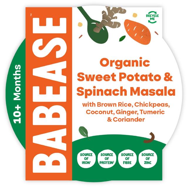 Babease Sweet Potato & Spinach Masala Baby Food Pot 10+months   190g GOODS M&S   