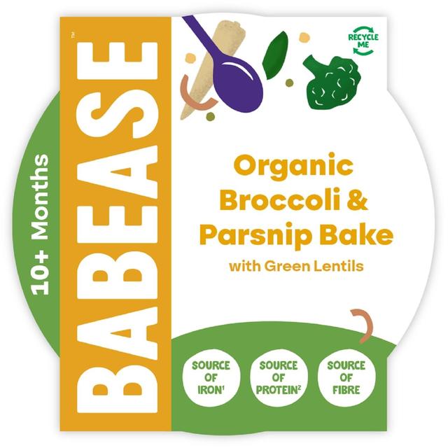 Babease Organic Broccoli & Parsnip Bake Baby Food Pot 10+months   190g