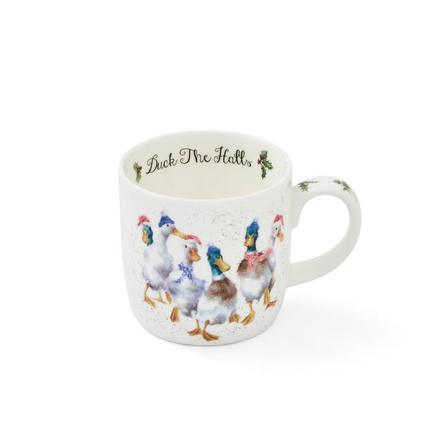 Wrendale Designs Duck the Halls Mug GOODS M&S   