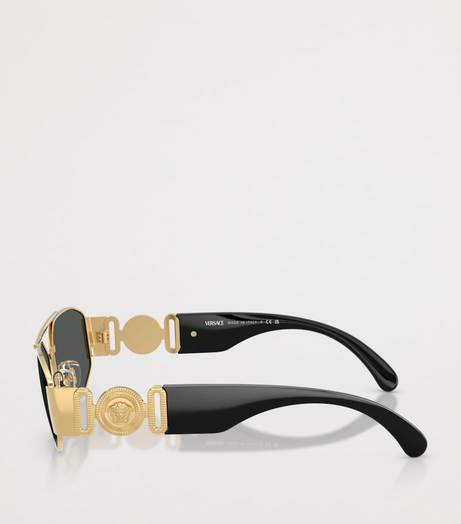 Versace VE2287 rectangular metal sunglasses - British product