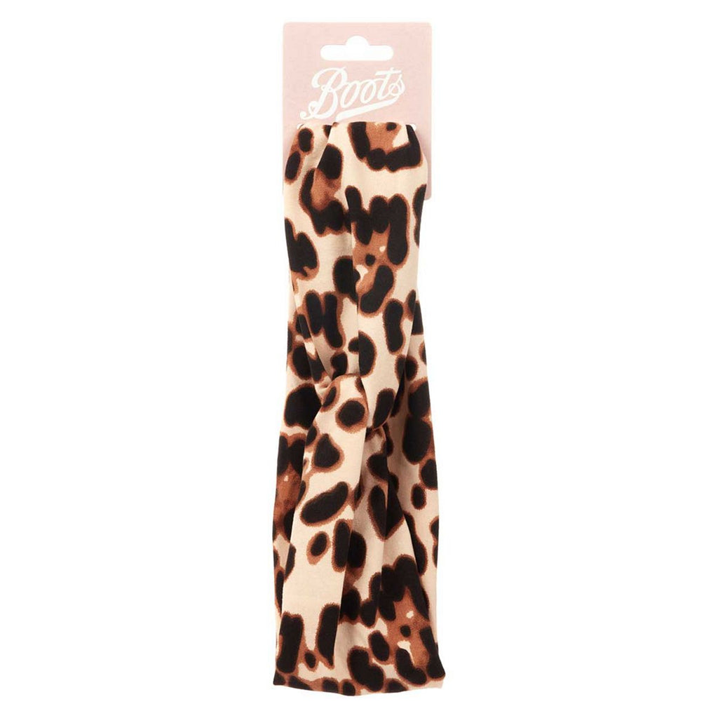 Boots headwrap leopard print