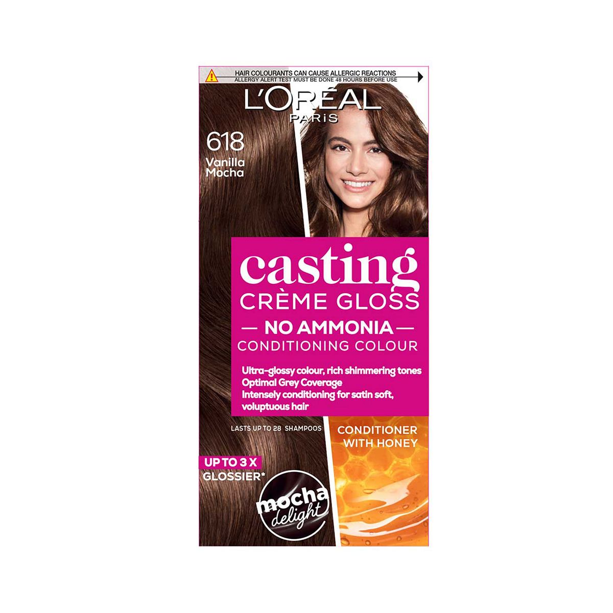 Casting Crème Gloss Ultra Glossy Hair Dye Vanilla Mocha 618 GOODS Boots   