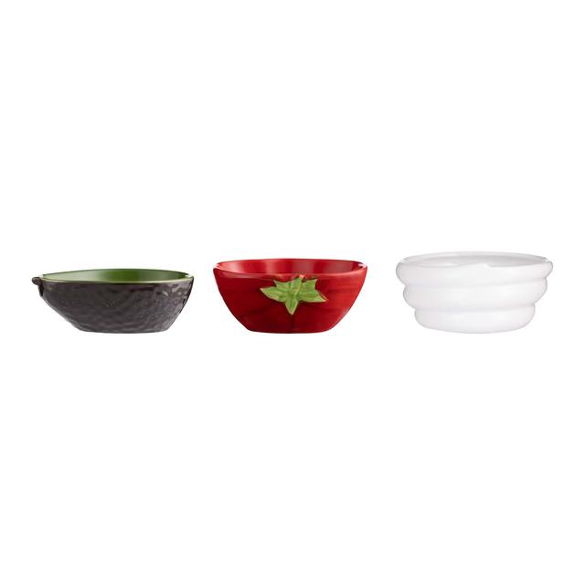 Typhoon World Foods Set of 3 Fajita Dip Bowls   3 per pack