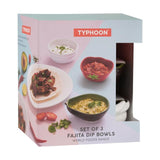 Typhoon World Foods Set of 3 Fajita Dip Bowls   3 per pack GOODS M&S   