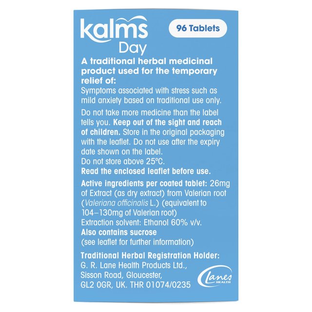 Kalms Day   96 per pack