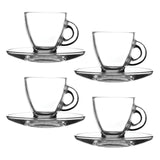 Ravenhead Entertain Set of 4 Espresso Cup and Saucer   4 per pack GOODS M&S   