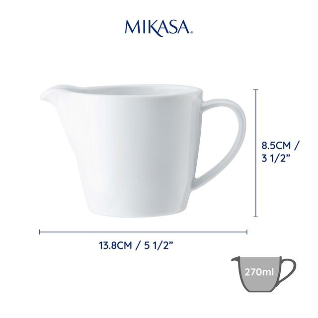 Mikasa Chalk Porcelain Jug 270ml Labelled GOODS M&S   