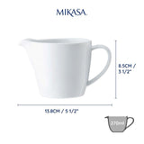 Mikasa Chalk Porcelain Jug 270ml Labelled GOODS M&S   