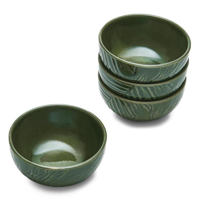 Mikasa Jardin 4pc Stoneware Dip Bowl Set 10cm Gift boxed   4 per pack