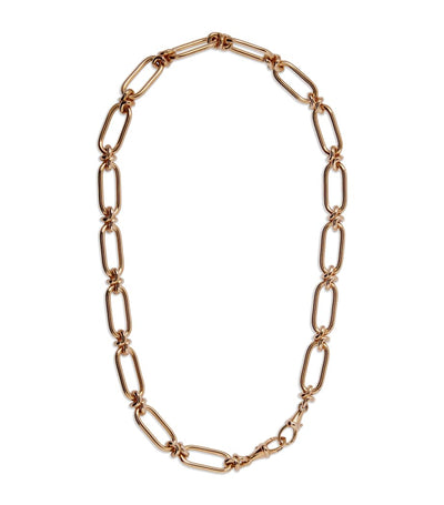 Harrods Annoushka Yellow Gold Knuckle Heavy Link Chain Necklace 50cm- Buy online at McGrocer