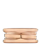Bvlgari B.zero1 three-band rose gold ring - British product