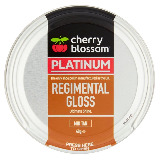 Cherry Blossom Regimental Gloss Mid Tan   40g GOODS M&S   